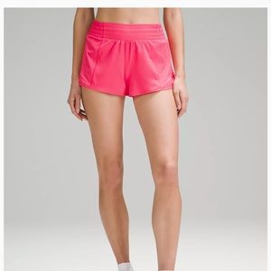 Lululemon hotty hot shorts pink